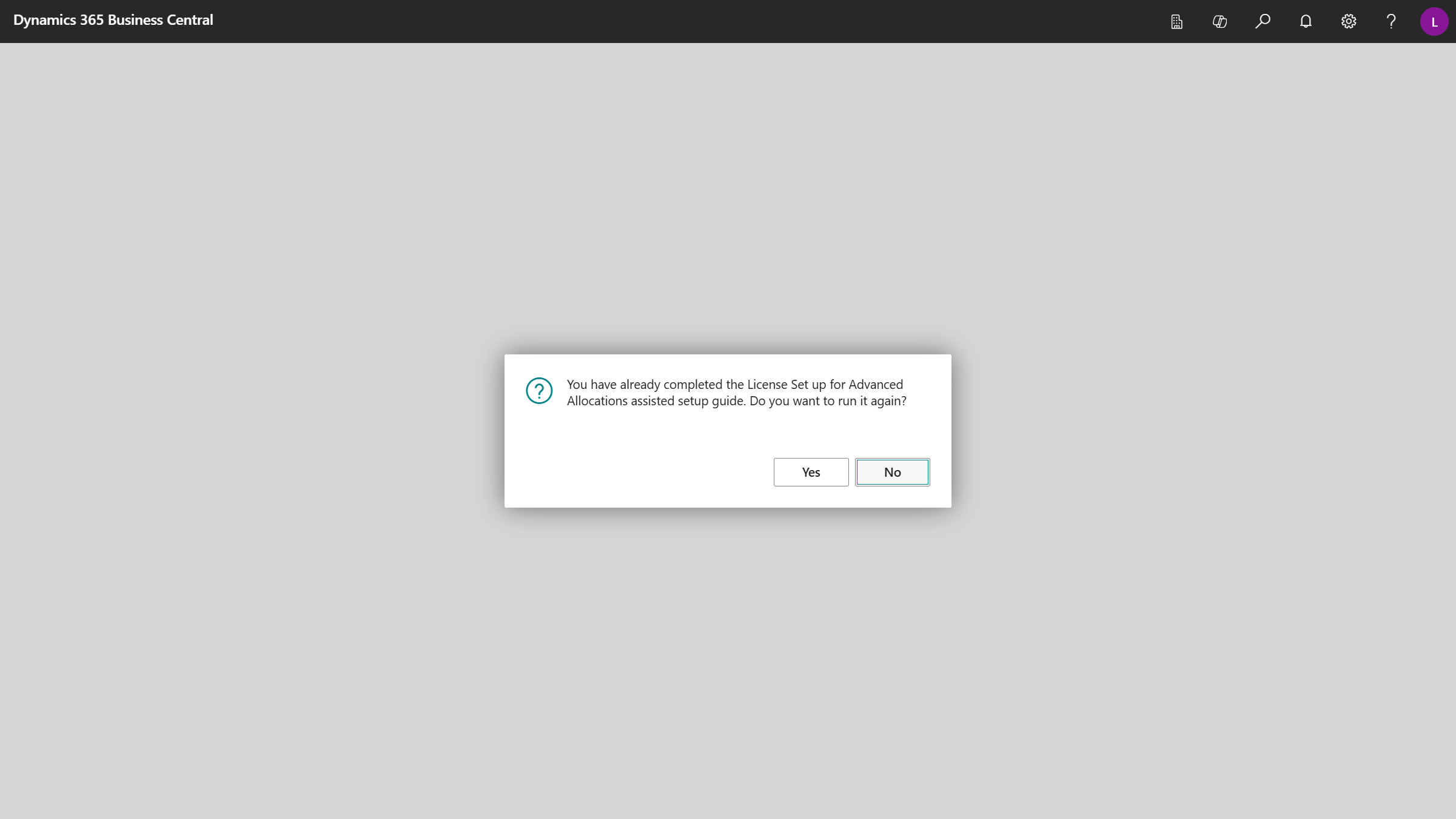 Advanced Allocations Installation